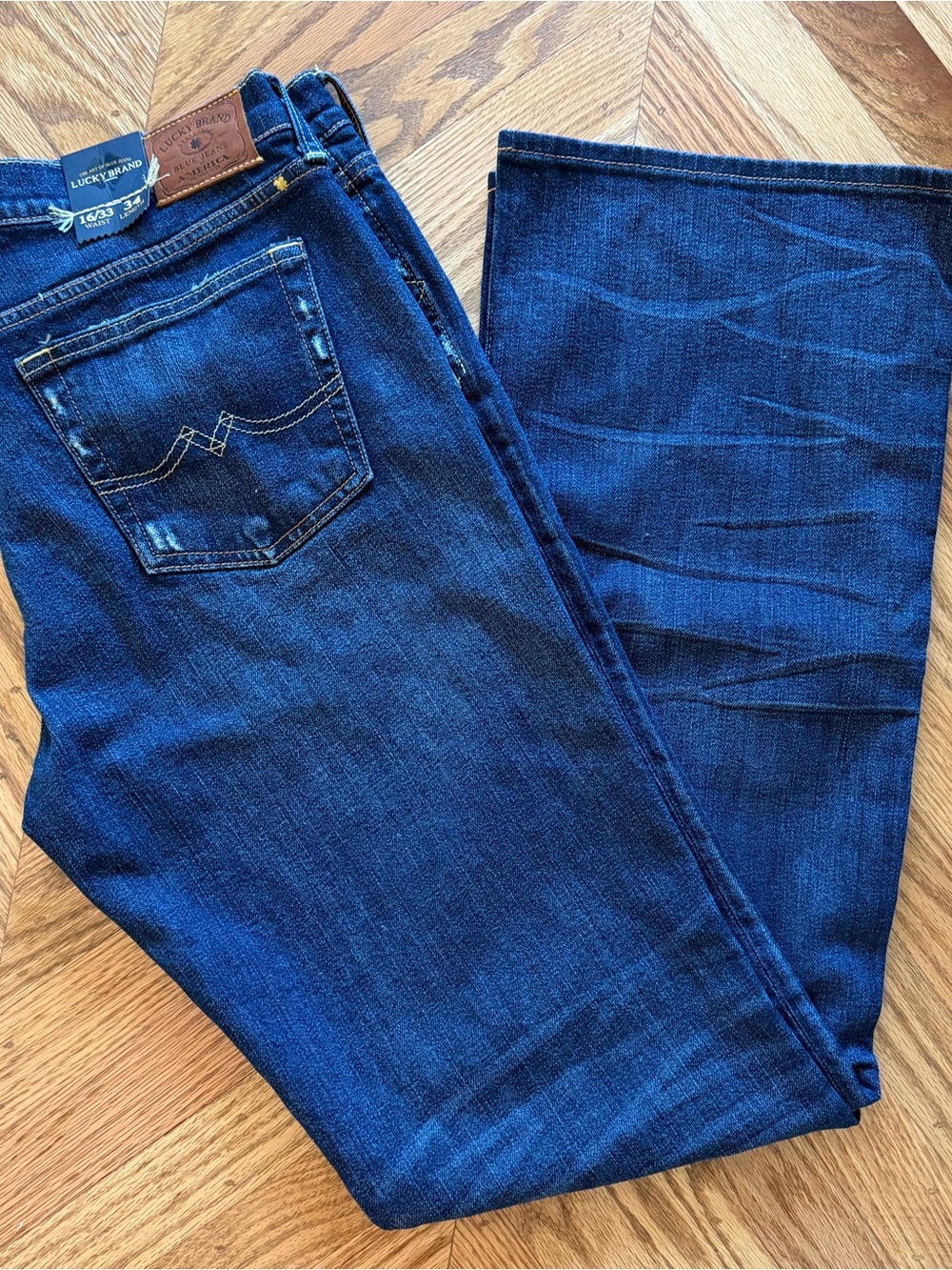 Lucky Brand Sweet ’N Low Bootcut Jeans NWT Dark Wash Size 16/33